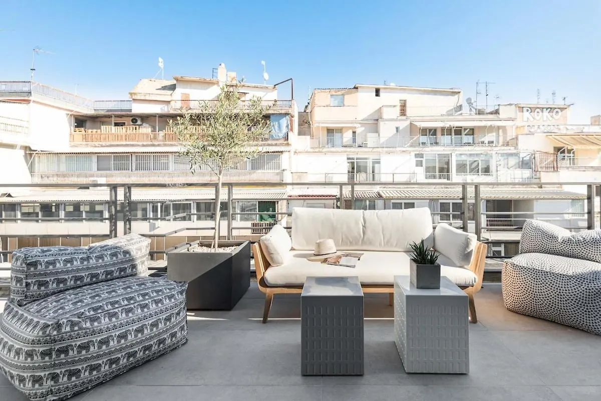 Innovative Top Floor Breathtaking Flat In Ladadika 테살로니키 그리스